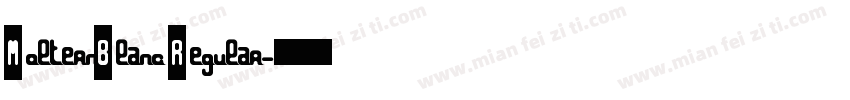 MolternBlanc Regular字体转换